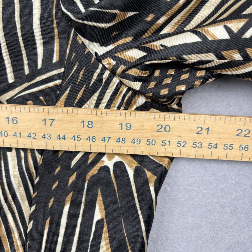 Evan-Picone Blazer Womens 12 Abstract Print Three Button Jacket Artistic - Picture 9 of 9